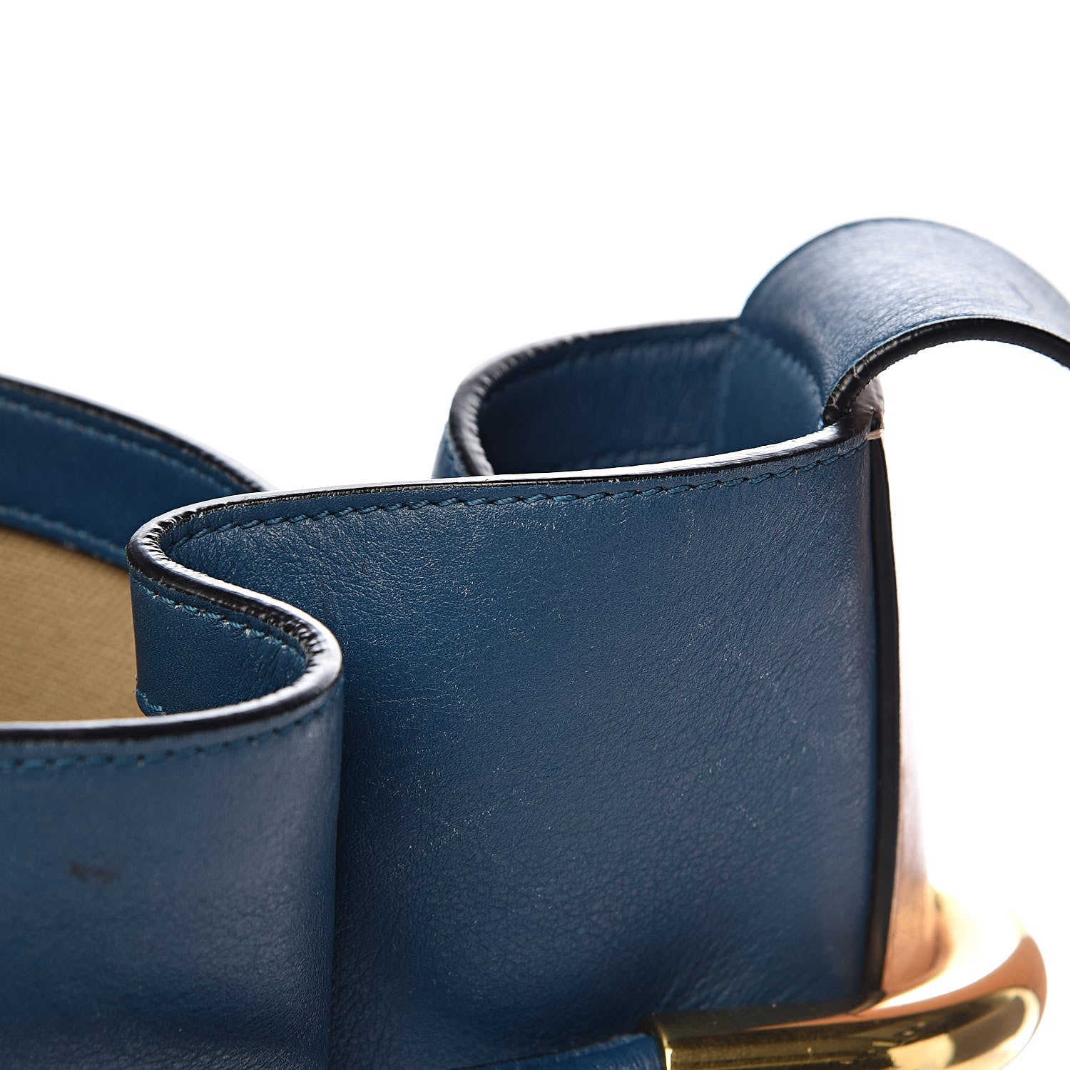 Chloe Calfskin Small Emma Bucket Blue 7 of 16