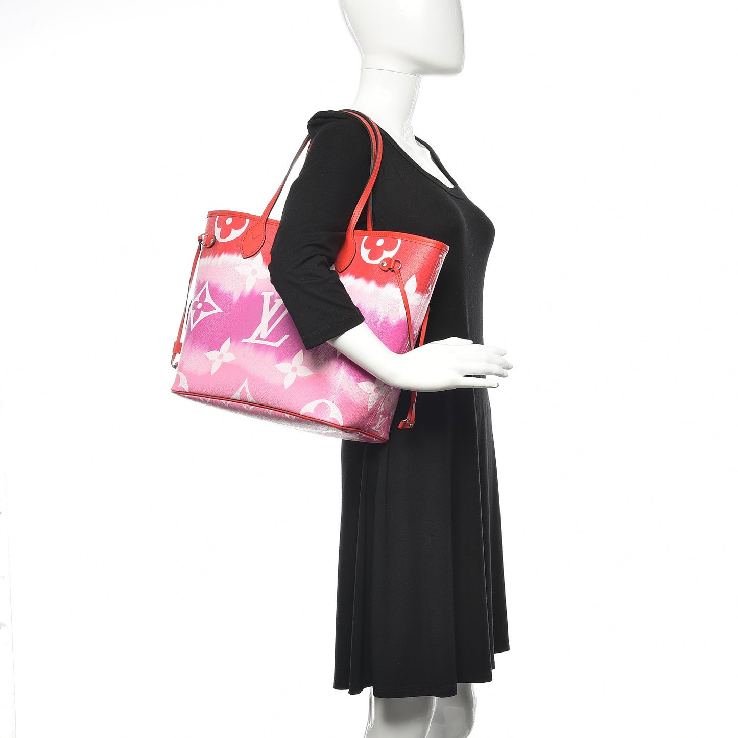 Monogram Escale Neverfull MM Rouge