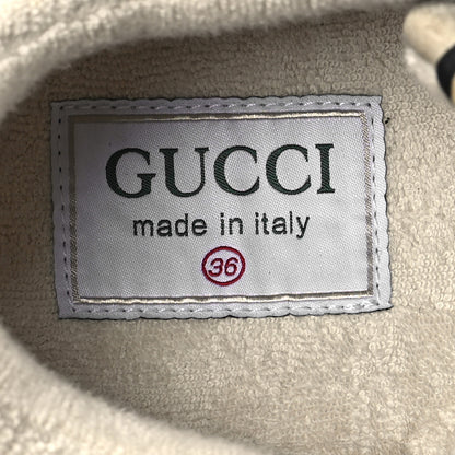 Gucci Suede Calfskin Tejus Printed Womens Ultrapace Sneakers 36 Pink Silver Oatmeal Yolk 7 of 8