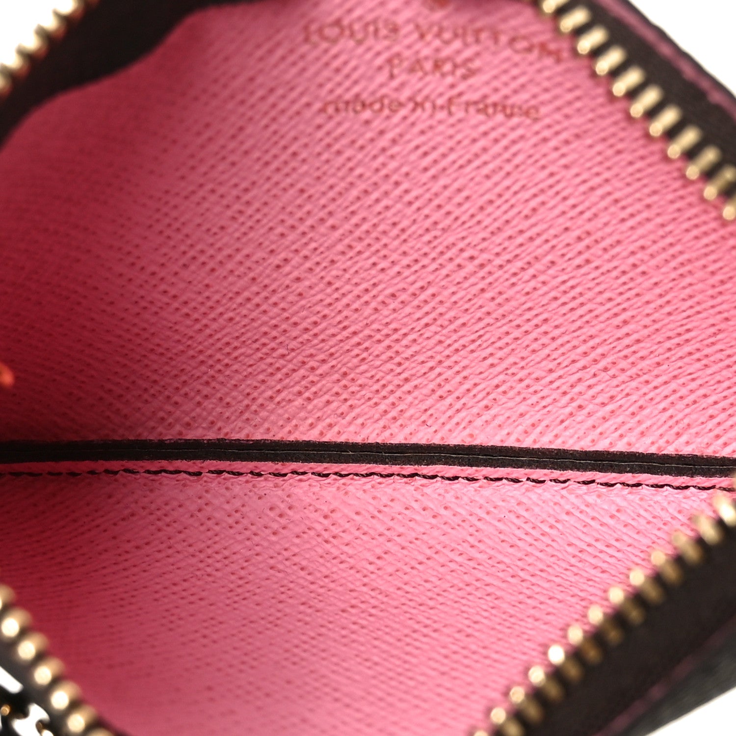 Louis Vuitton Monogram 2022 Christmas Animation Paris Key Pouch Pink 5 of 6