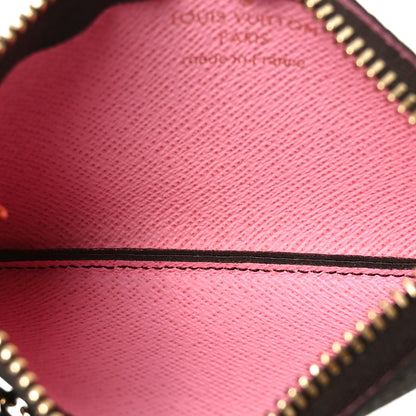 Louis Vuitton Monogram 2022 Christmas Animation Paris Key Pouch Pink 5 of 6