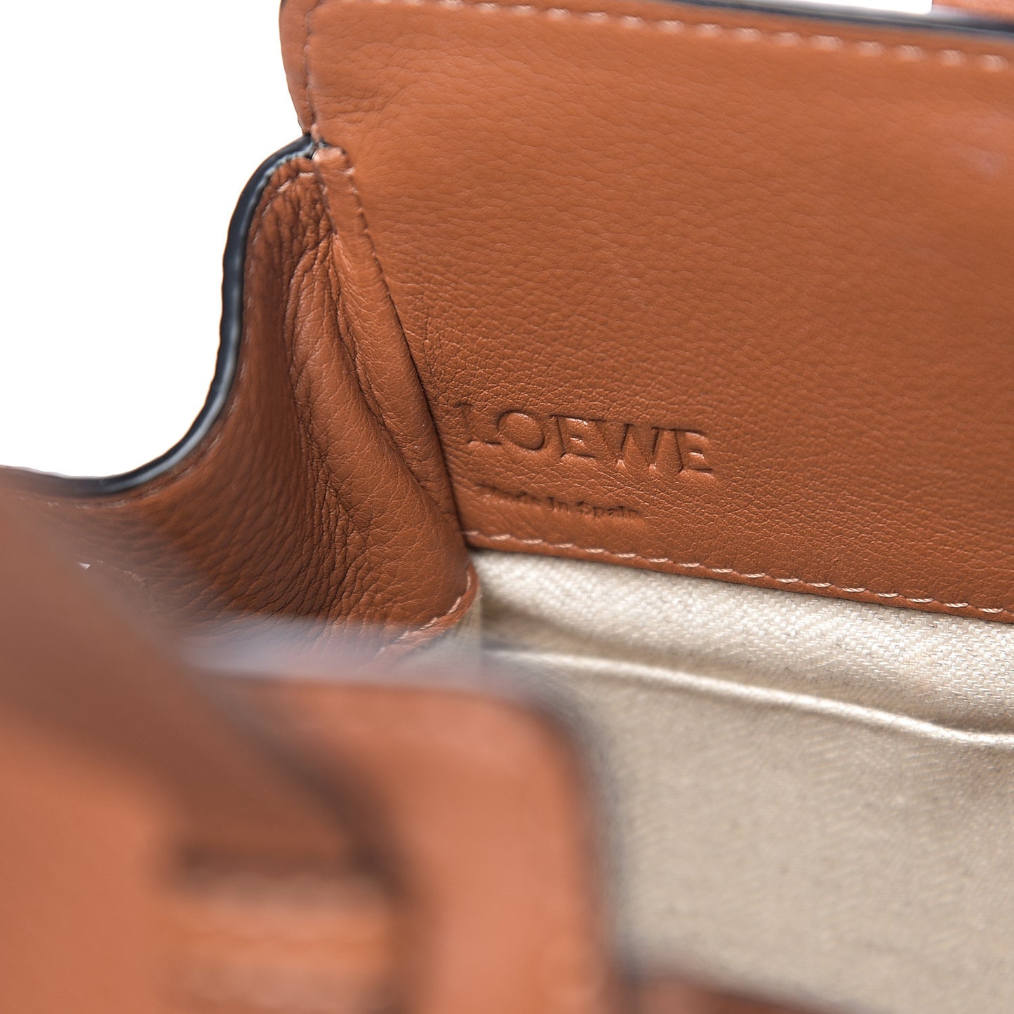 Calfskin Mini Hammock Shoulder Bag Tan