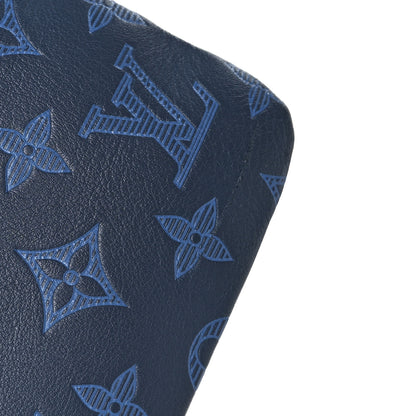 Louis Vuitton Monogram Shadow Discovery Pochette GM Blue 7 of 7