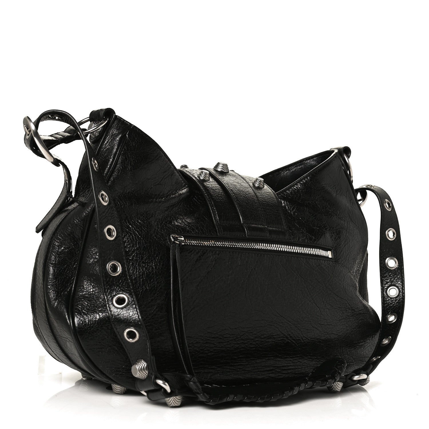 Balenciaga Agneau Arena Medium Le Cagole Shoulder Bag Black 3 of 14