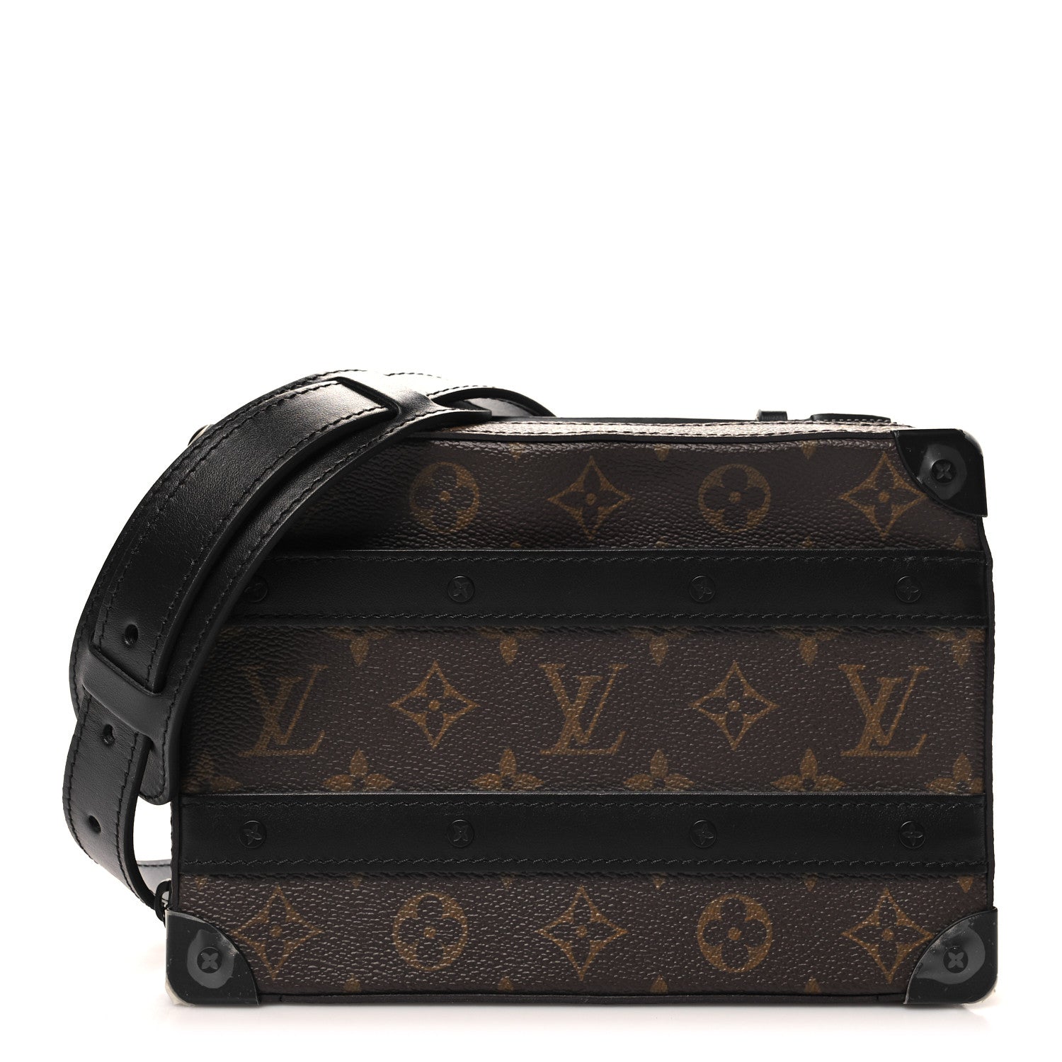 Louis Vuitton Monogram Macassar Handle Soft Trunk Black 1 of 9