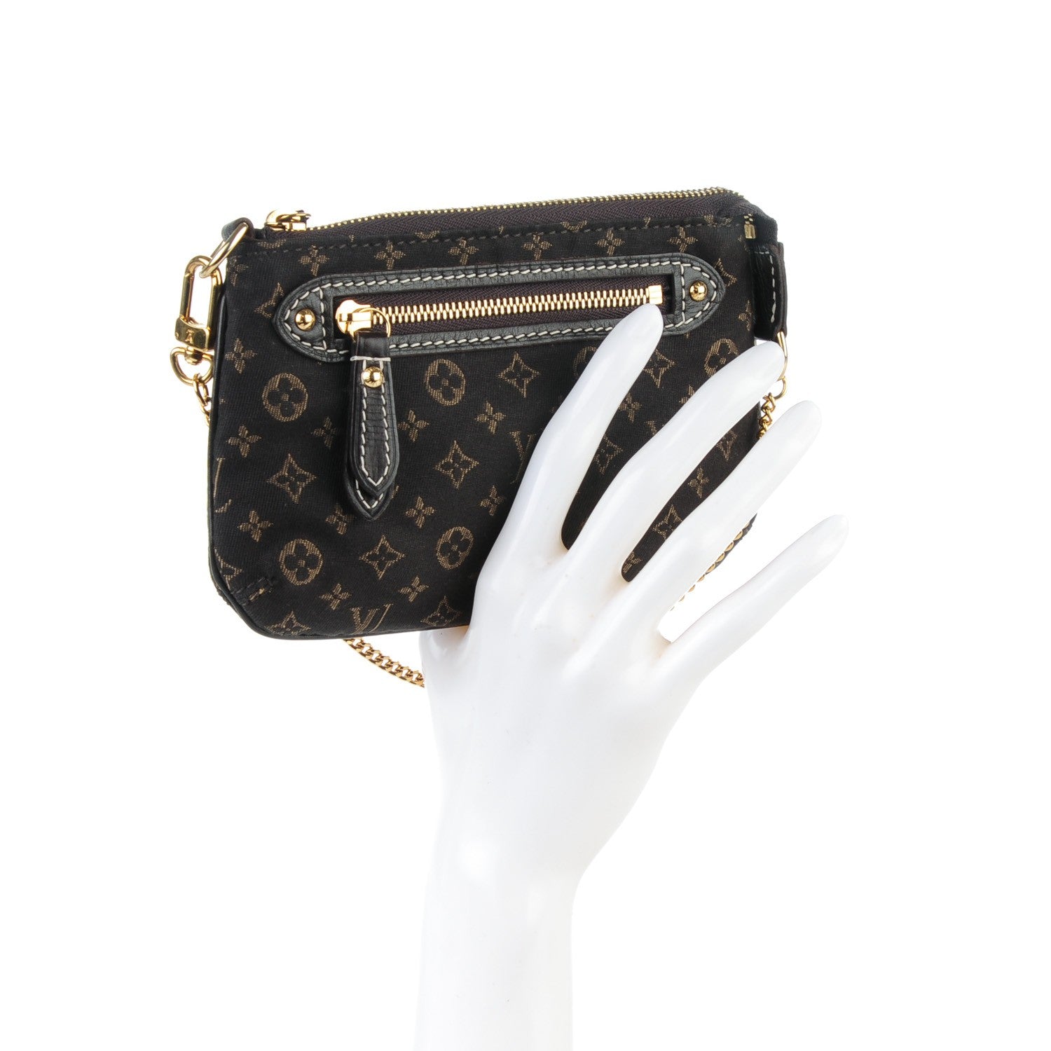 Louis Vuitton Monogram Idylle Mini Pochette Accessories Fusain 2 of 7