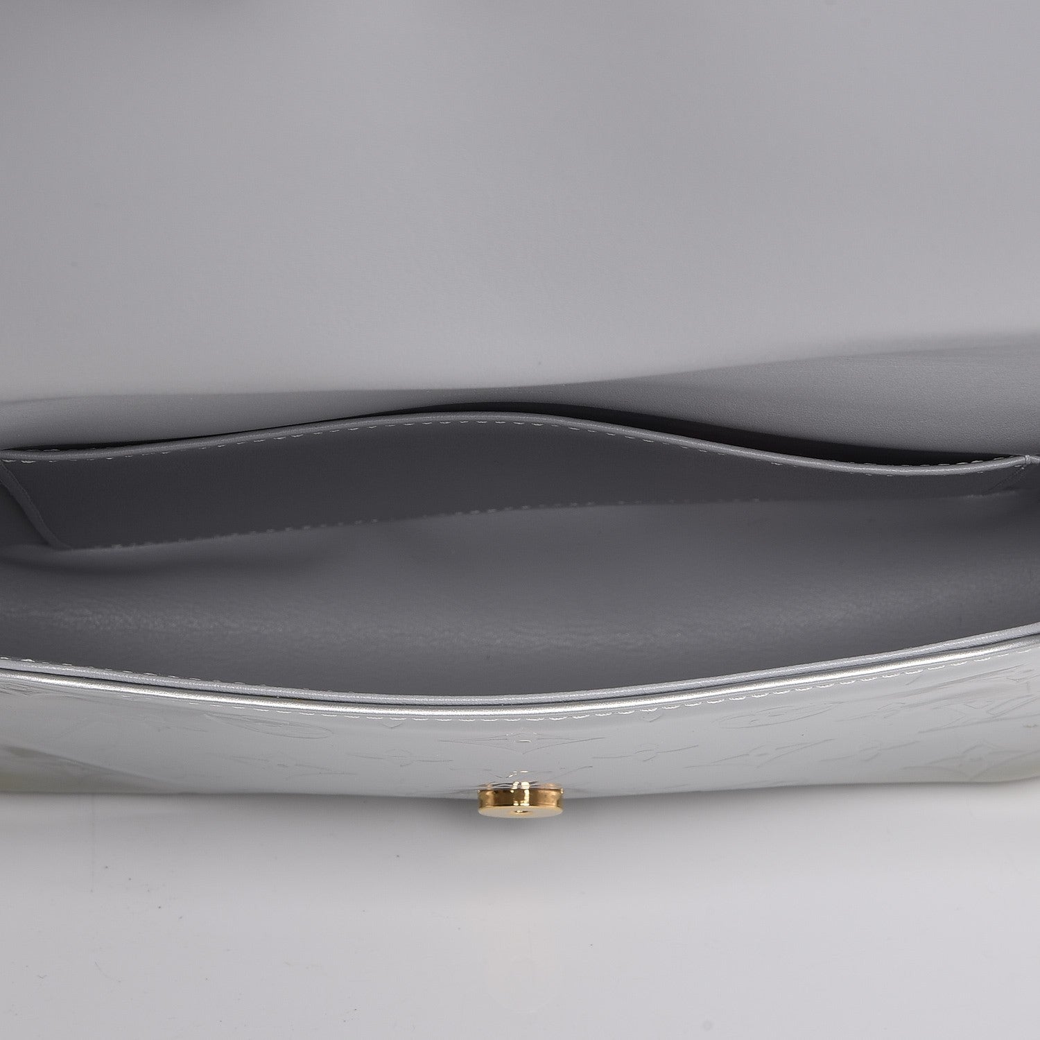 Louis Vuitton Vernis Thompson Street Silver 5 of 10