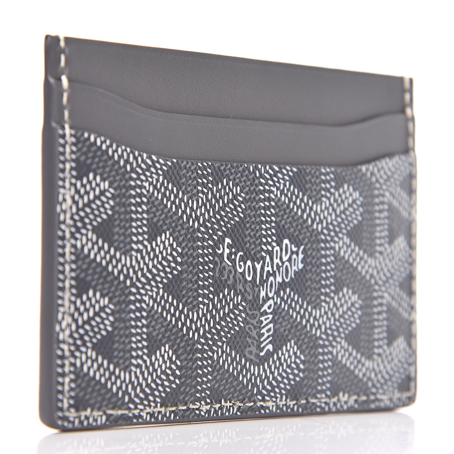 Goyardine Saint Sulpice Card Holder Grey