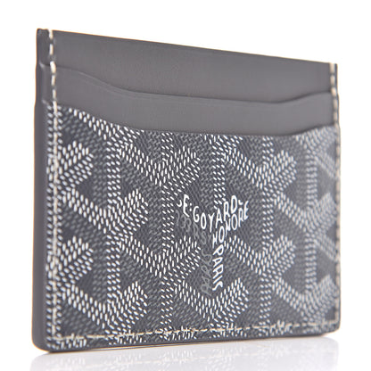 Goyard Goyardine Saint Sulpice Card Holder Grey 4 of 7