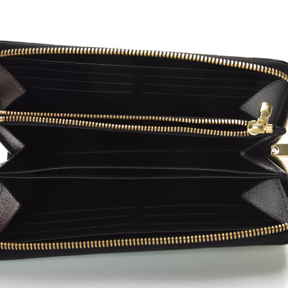 Louis Vuitton Epi Damier Race Zippy Wallet Blue Vert 5 of 9