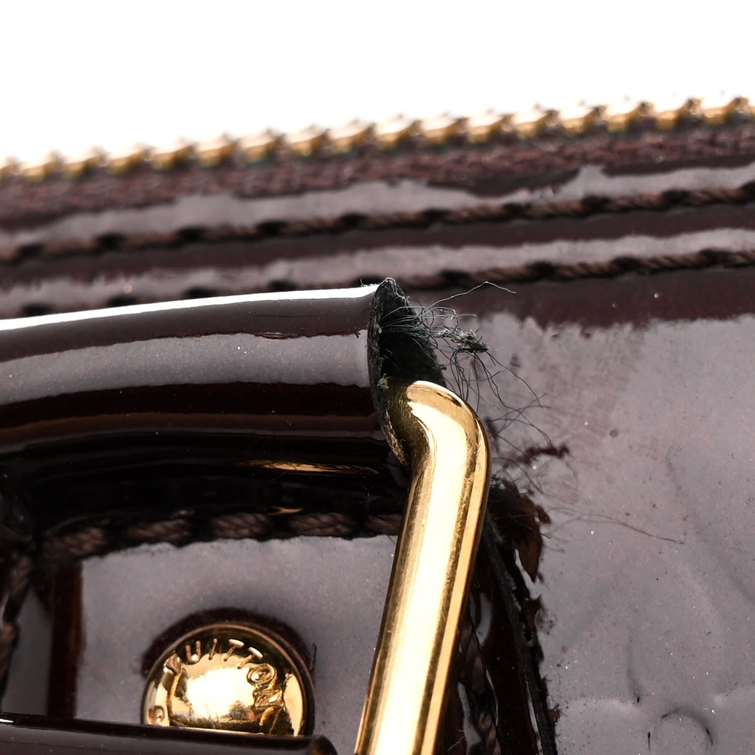 Louis Vuitton Vernis Alma GM Amarante 13 of 14