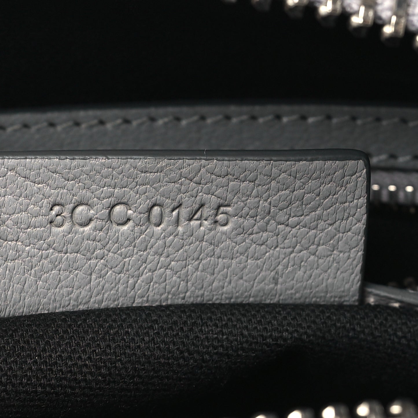 Sugar Goatskin Mini Antigona Pearl Grey