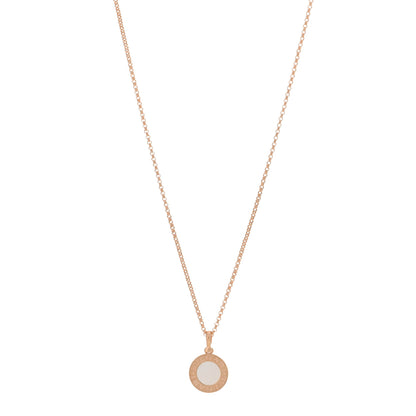 Bulgari 18K Rose Gold Mother of Pearl BVLGARI BVLGARI Pendant Necklace 1 of 4