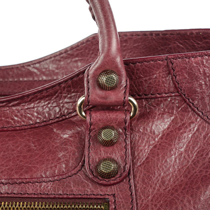 Balenciaga Agneau Giant 12 Rose Gold Hardware City Cassis 12 of 12