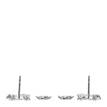 Tiffany Platinum Diamond Paper Flowers Cluster Earrings 3 of 5