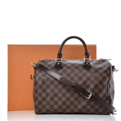 Louis Vuitton Damier Ebene Speedy Bandouliere 30 10 of 10