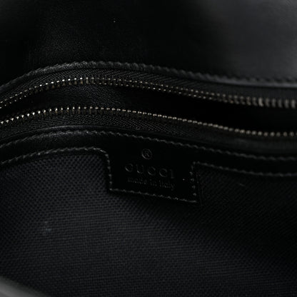 Gucci Calfskin Matelasse Monochrome Small GG Marmont Shoulder Bag Black 6 of 10