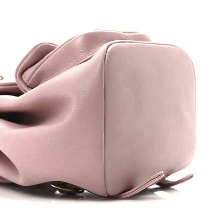 Chanel Lambskin Quilted Small Duma Drawstring Backpack Light Pink 9 of 10