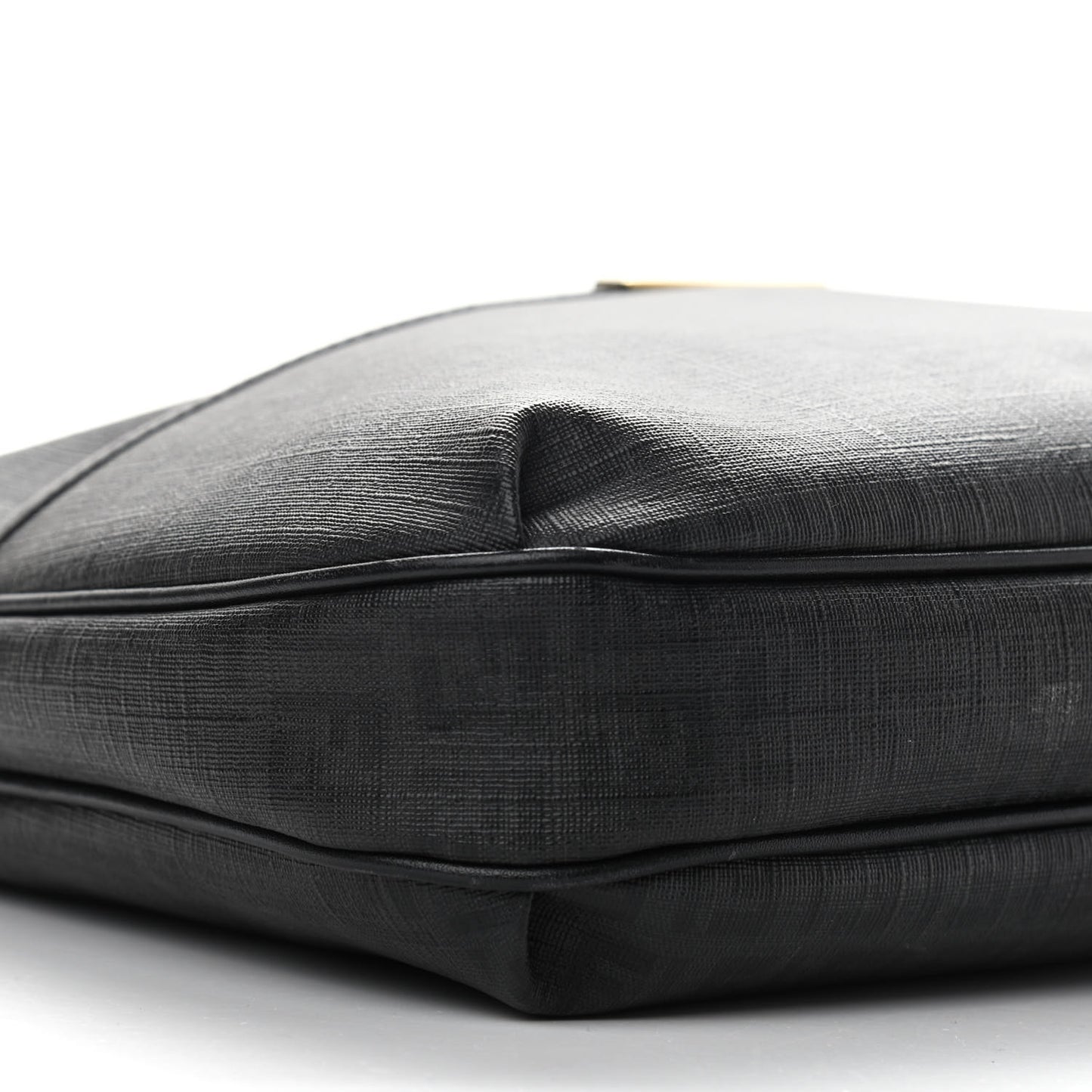 Zucchino Spalmati Vitello Messenger Bag Black