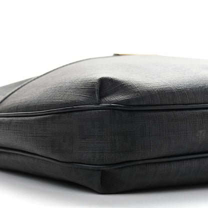 Fendi Zucchino Spalmati Vitello Messenger Bag Black 9 of 24