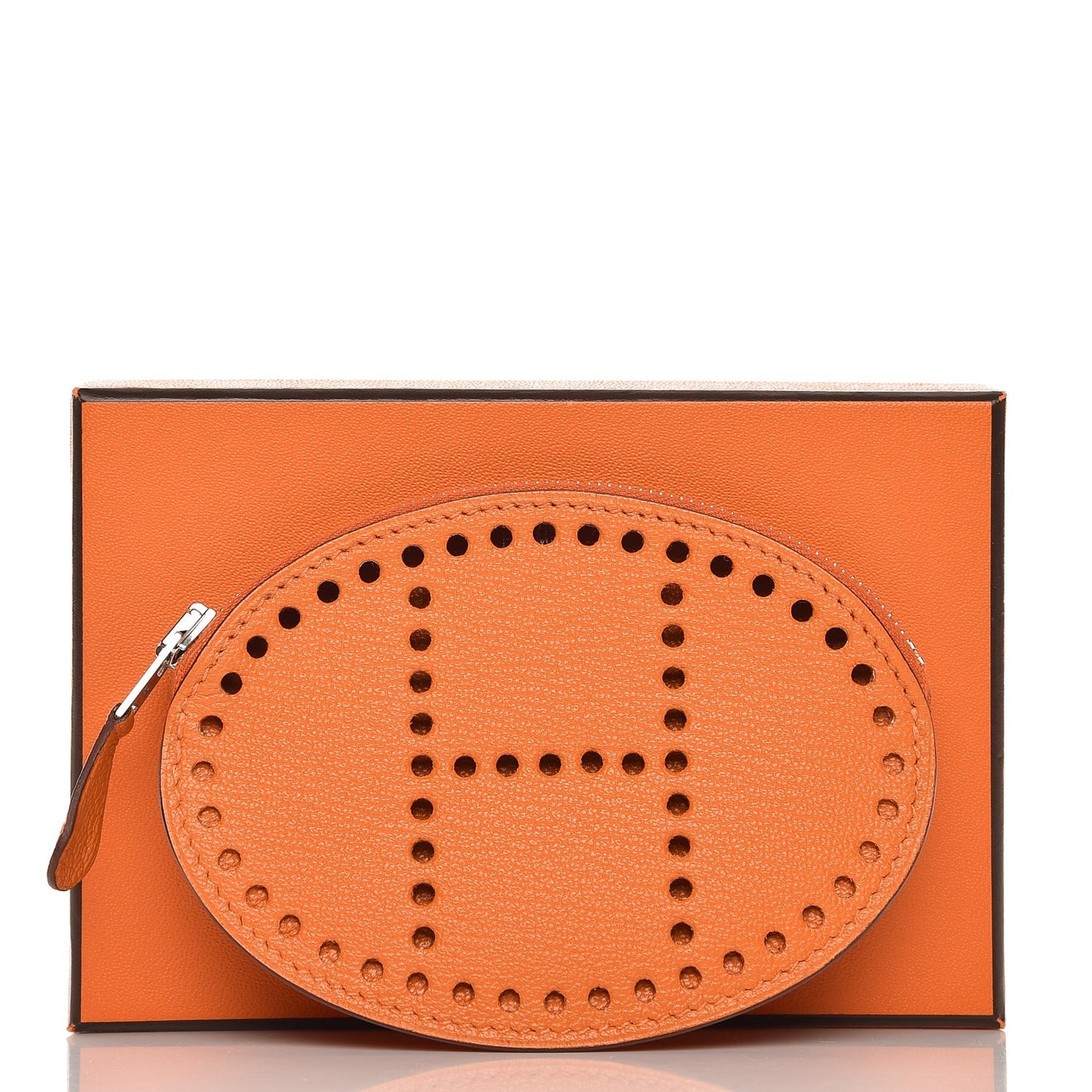 Chevre Mysore Evelyne Coin Purse Orange
