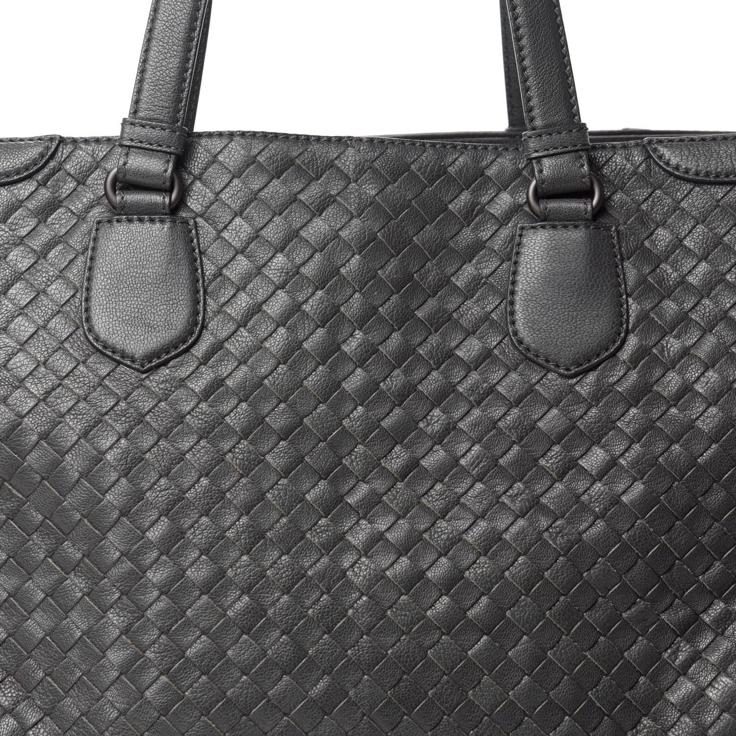 Bottega Veneta Nappa Intrecciato Large Top Handle Tote Grey 9 of 9