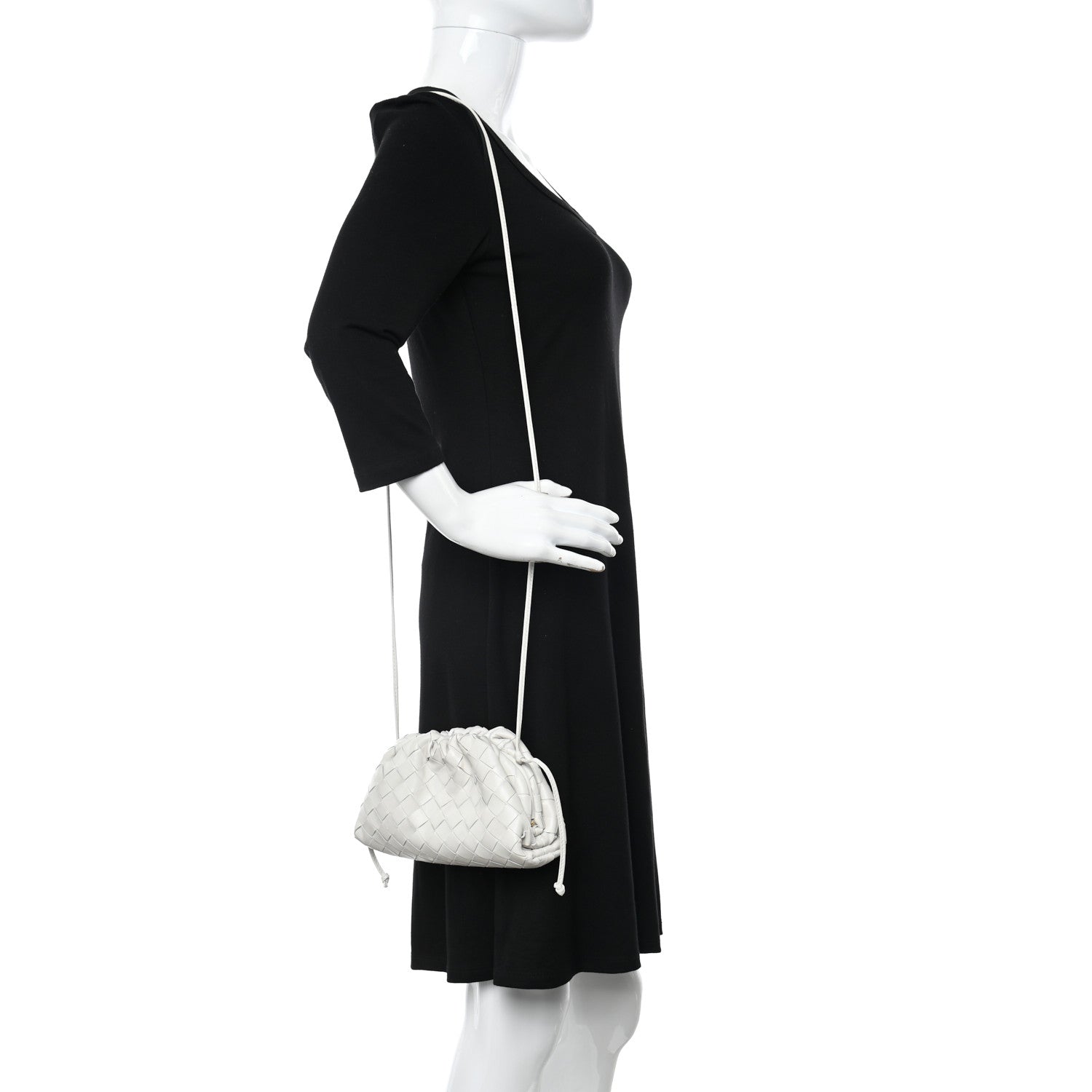 Bottega Veneta Nappa Intrecciato The Mini Pouch Chalk 3 of 12