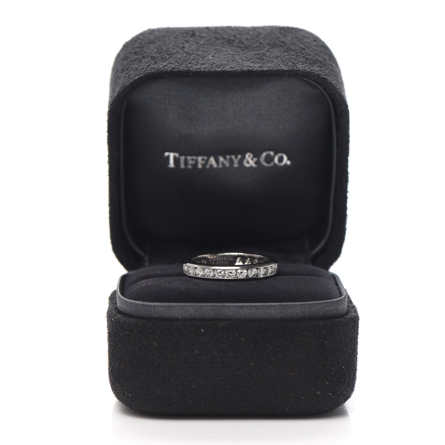Tiffany Platinum Diamond Full Circle Wedding Band Ring 49 5 5 of 5