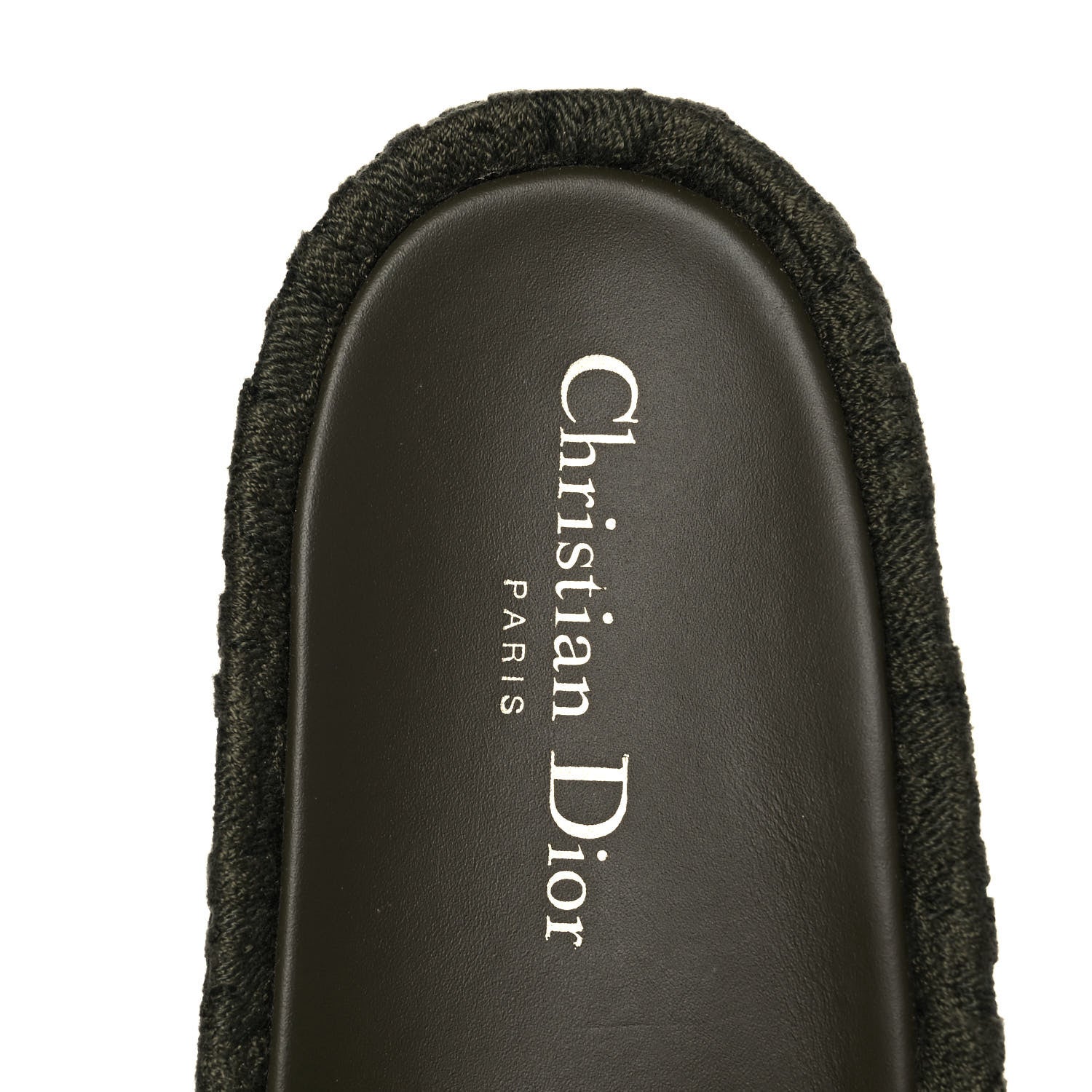 Christian Dior Oblique D-Way Platform Slide Sandals 39 Kaki 7 of 9