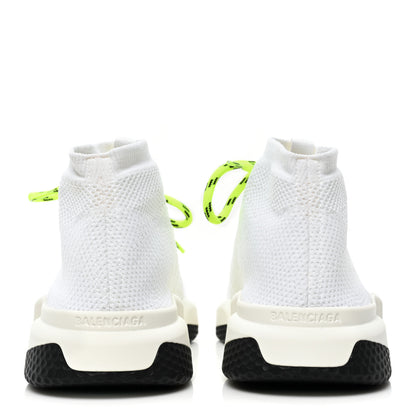 Balenciaga Knit Mens Speed Lace Up Sneakers 44 White 4 of 7