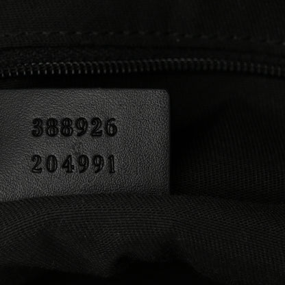 Gucci GG Monogram Web Flat Messenger Bag Black 7 of 10