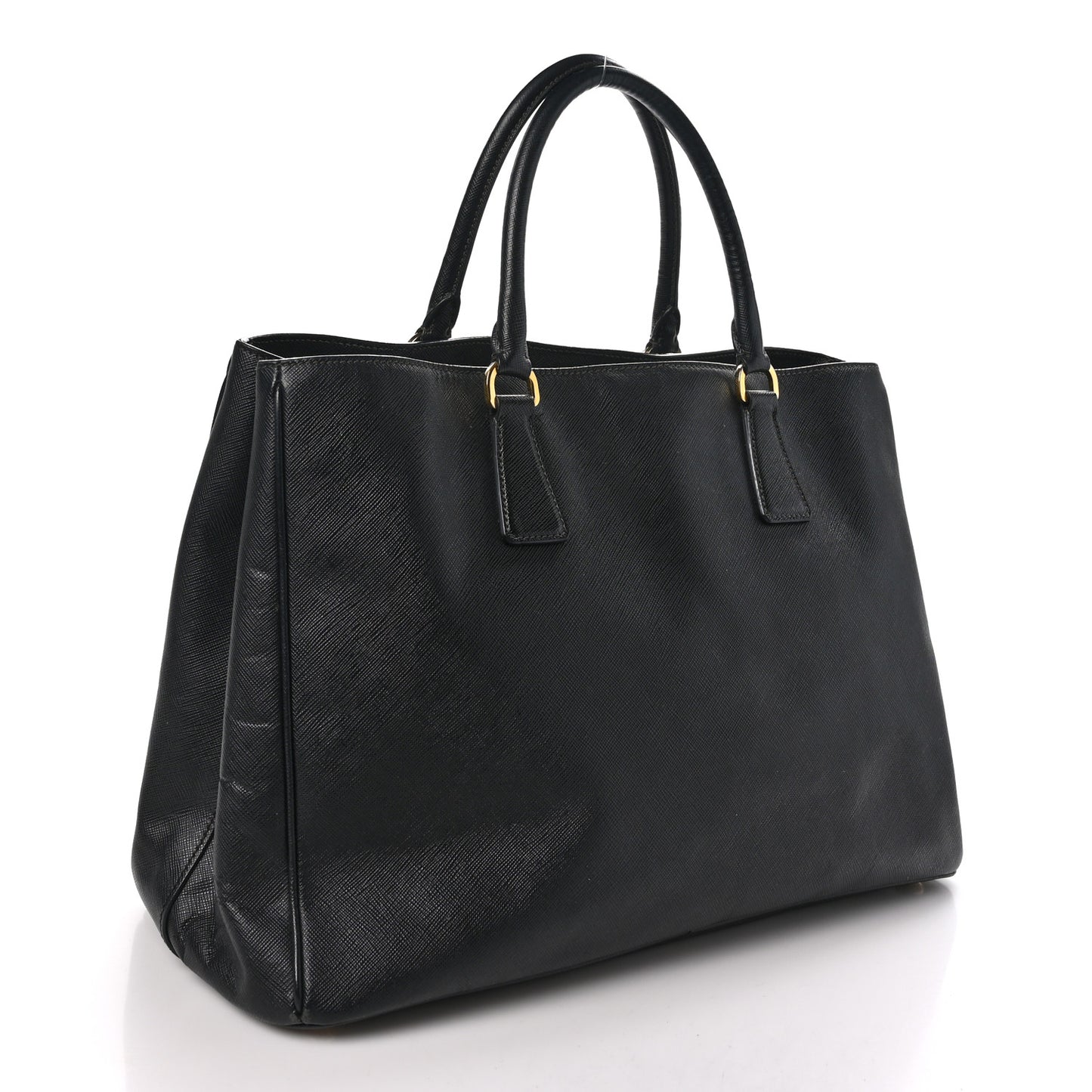Saffiano Lux Large Tote Black