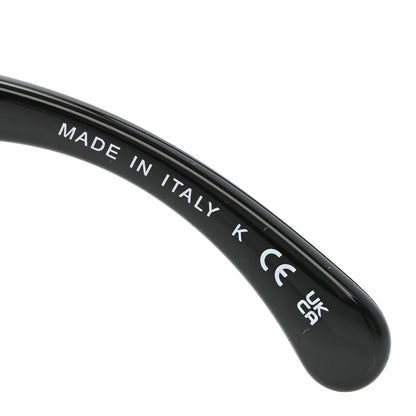 Chanel Acetate Metal Crystal Square Folding Sunglasses 6055-B Black 6 of 8