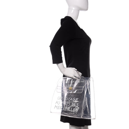Hermes Vinyl Souvenir De L'Exposition Kelly Transparent 2 of 9