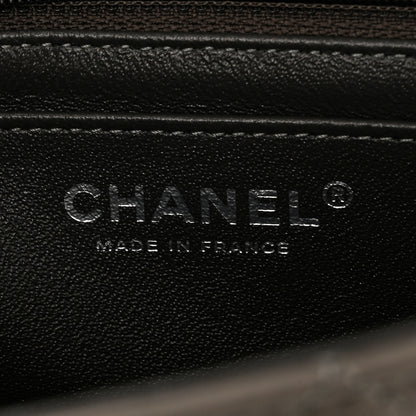 Chanel Metallic Calfskin Quilted Mini Rectangular Flap Ruthenium 6 of 10