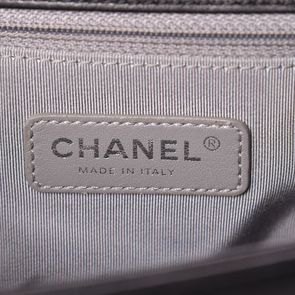 Chanel Calfskin Chevron Quilted New Medium Boy Flap Black 6 of 14