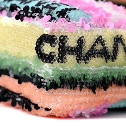 Chanel Sequin COCO Clutch With Chain Multicolor 10 of 12