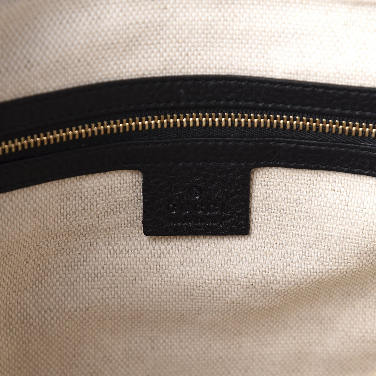 Pebbled Calfskin Small Soho Top Handle Bag Black
