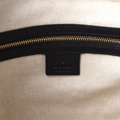 Gucci Pebbled Calfskin Small Soho Top Handle Bag Black 9 of 11