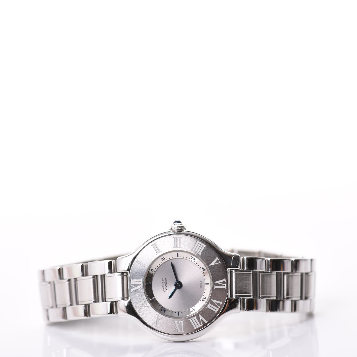 Cartier Stainless Steel 28mm Must De 21 Quartz Watch 2 of 5
