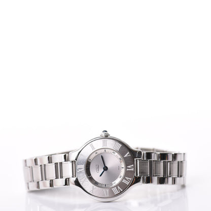 Cartier Stainless Steel 28mm Must De 21 Quartz Watch 2 of 5