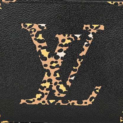 Louis Vuitton Monogram Giant Jungle Pochette Double Zip Black 9 of 9