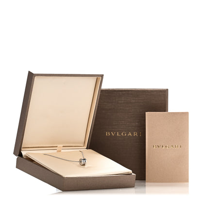 Bulgari 18K White Gold Mini B.Zero1 Pendant Necklace 7 of 7