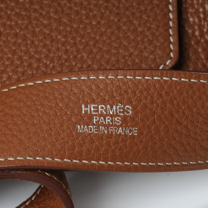 Hermes Taurillon Clemence Jypsiere 37 Gold 8 of 18