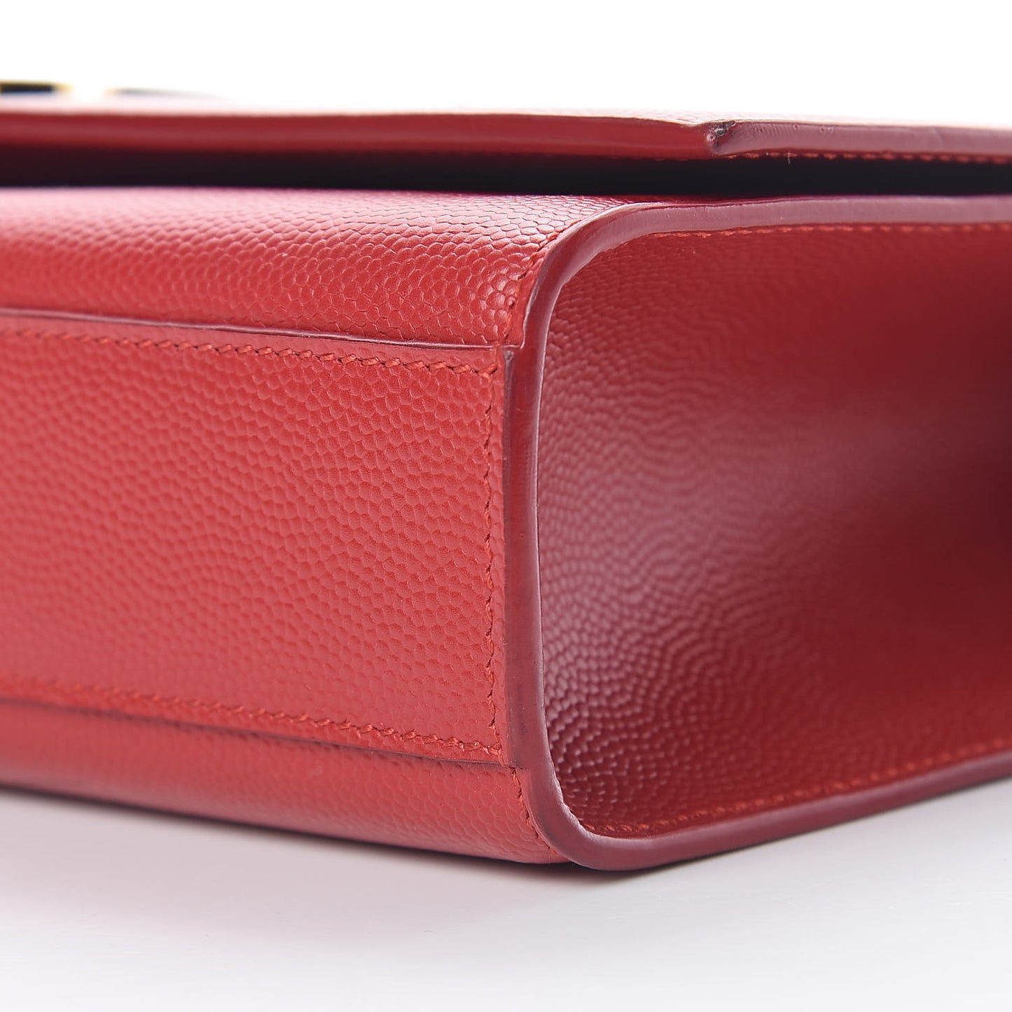 Grain De Poudre Medium Monogram Kate Satchel Red
