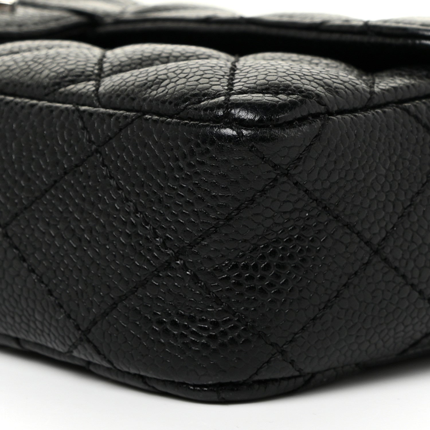 Chanel Caviar Quilted East West Flap Black 10 of 21