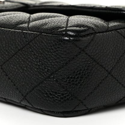Chanel Caviar Quilted East West Flap Black 10 of 21