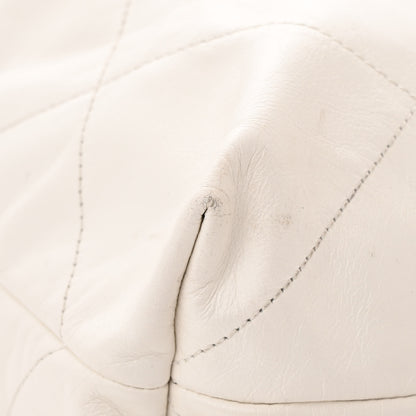 Chanel Shiny Calfskin Quilted Chanel 22 White 12 of 15