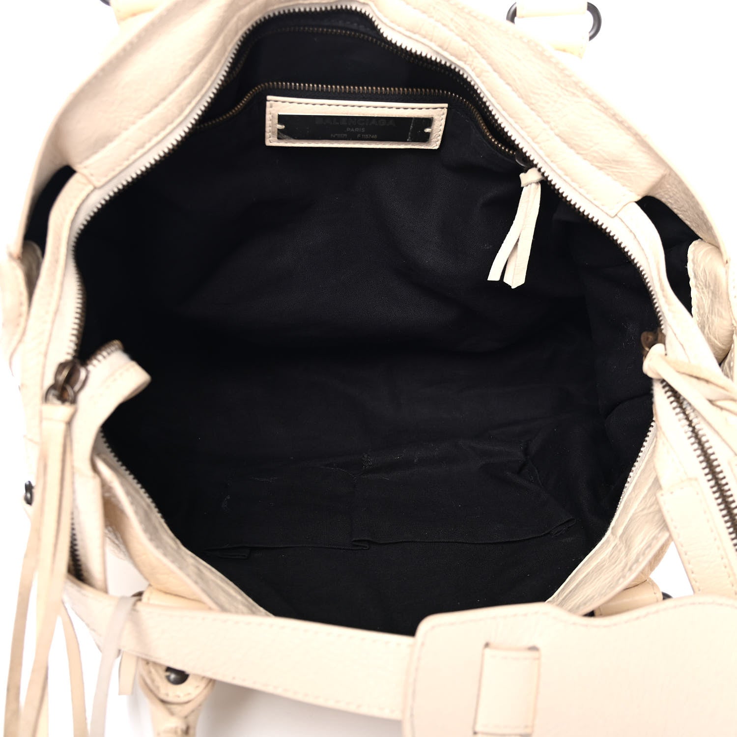 Balenciaga Agneau Classic Hardware City Blanc Creme Light Craie 4 of 6