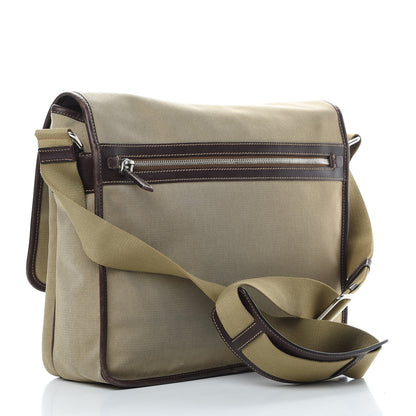 Prada Jacquard Logo Messenger Corda Moro 3 of 15